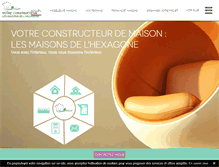 Tablet Screenshot of maisons-hexagone.fr